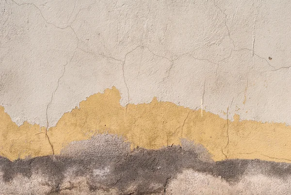 Velho gesso lascado no fundo textura parede de concreto — Fotografia de Stock
