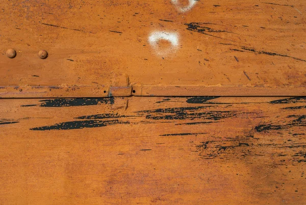 Demir yüzey eski boya doku arka plan ile kaplıdır