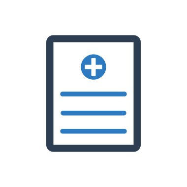 Tıbbi Rapor Simgesi illüstrasyonu