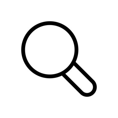 Search magnifier icon illustration