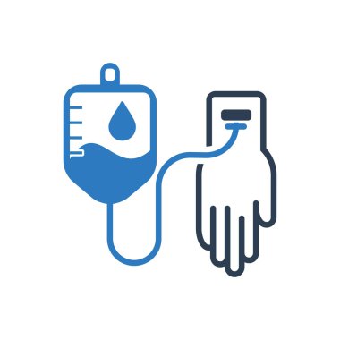 Kan Bağışı Simgesi illüstrasyonu