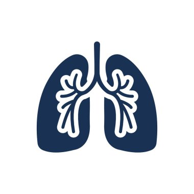 Attractive and Beautifully or Faithfully Designed Human Lungs Icon