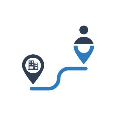 Çekici ve Sadık Tasarlanmış Seyahat Hedefi Simgesi