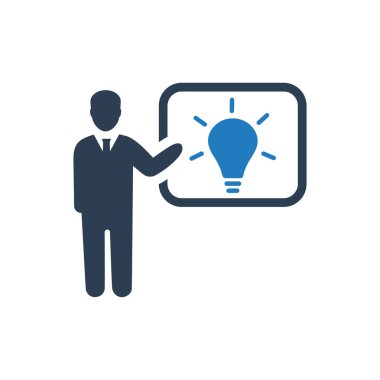 Çekici ve Sadık Tasarlanmış İş Fikri Simgesi