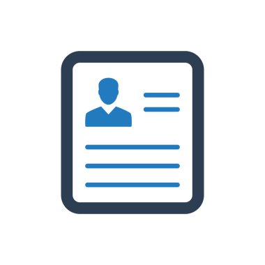 Çekici ve Sadık Tasarlanmış Özgeçmiş / Belge Simgesi