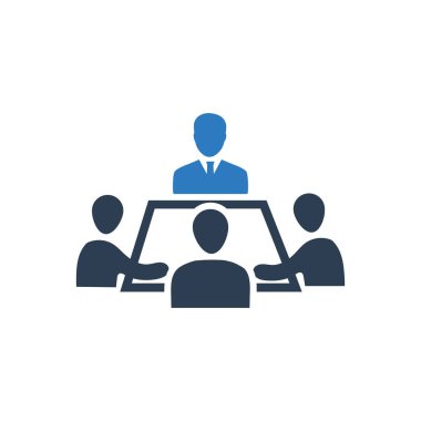 Çekici ve Sadık Tasarlanmış İş Konferansı Simgesi