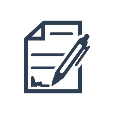 Çekici ve Sadık Tasarlanmış Kontrat / Anlaşma Simgesi