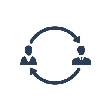 Çekici ve Sadık Tasarlanmış İş İşbirliği Simgesi