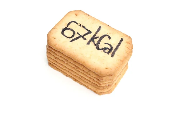 Biscuit calories — Stock Photo, Image