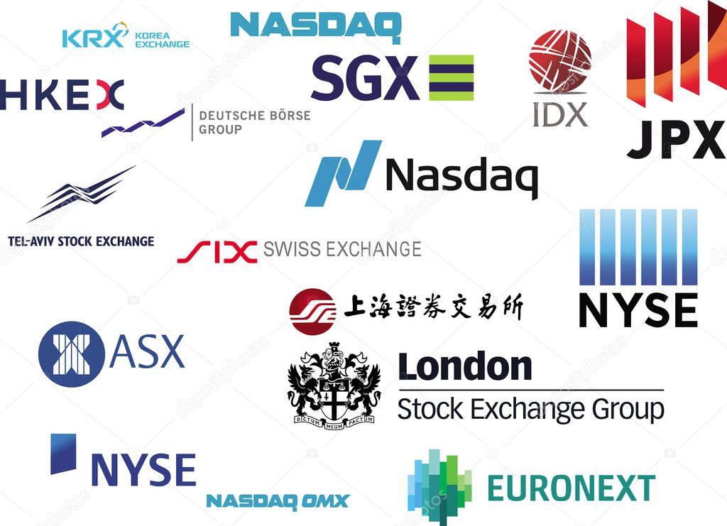 Global stock exchange logo