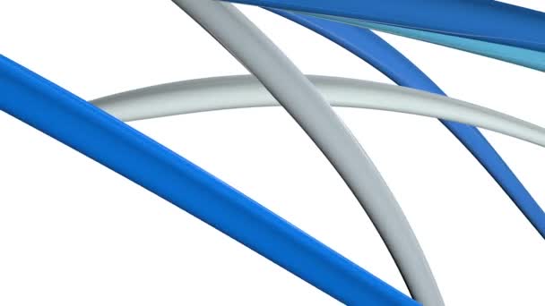 Tourbillons bleus et blancs morphés 