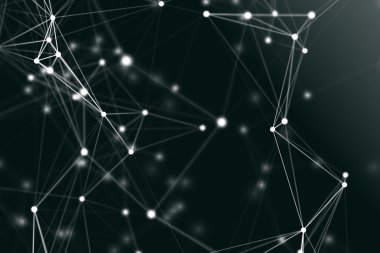 Soyut ağ bağlantısı arkaplanı