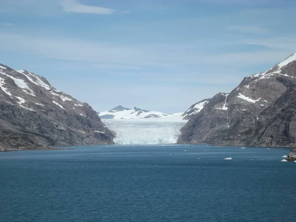 Glaciar Sonido Del Príncipe Cristiano Groenlandia —  Fotos de Stock