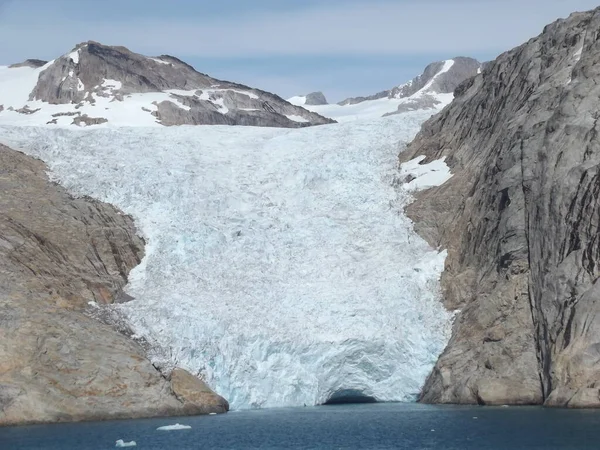 Льодовик Принца Християнський Звук Гренландія — стокове фото