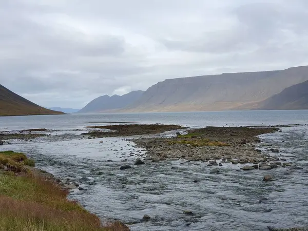 The borgar fjord in island — 图库照片