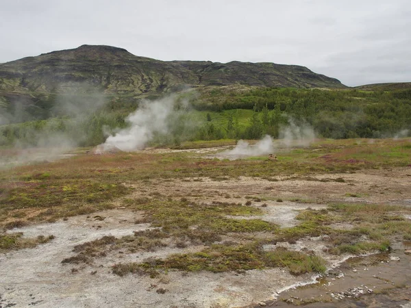 Einer Der Höhepunkte Der Golden Circle Tour Reykjavik Sind Die — Stockfoto