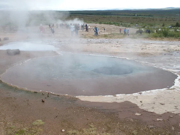 Einer Der Höhepunkte Der Golden Circle Tour Reykjavik Sind Die — Stockfoto