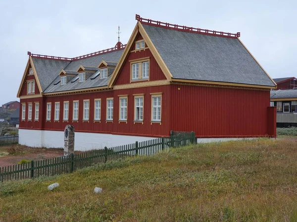 Zabytkowy Budynek Nuuk Grenlandia — Zdjęcie stockowe