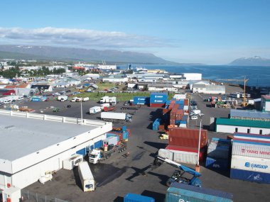 İzlanda, Akureyi Limanı 'na bak