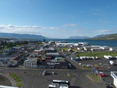İzlanda, Akureyi Limanı 'na bak