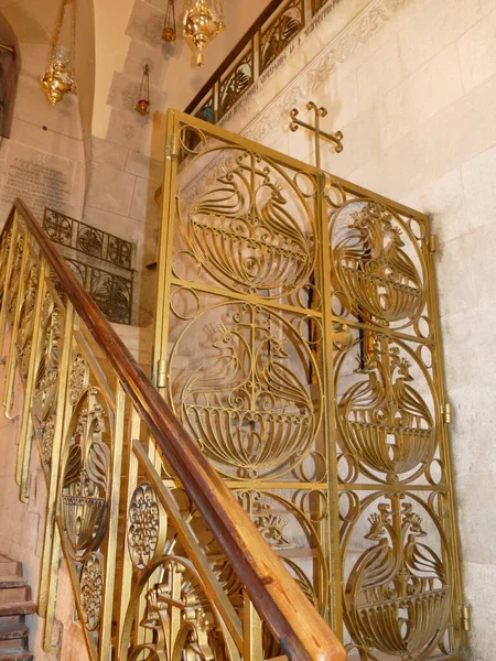 Iglesia Del Santo Sepulcro Jerusalén Israel Una Iglesia Diferentes Religiones —  Fotos de Stock