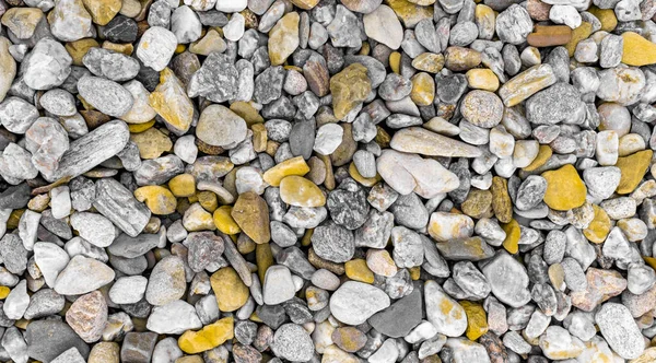 Pierres Couleur Diffirent Jaune Gris Minéraux Quartz Vue Dessus — Photo