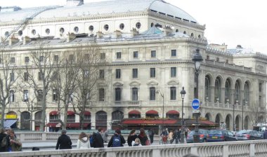 Fransa. Baharın başında. Paris 'in manzarası.