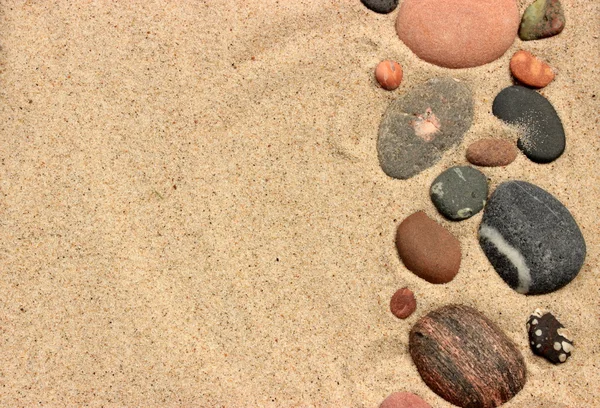 Summer backgraund with stones Stock Picture