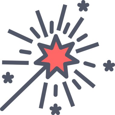 Yıldız vektör simgesi. Grafik ve web tasarımı için beyaz arkaplanda izole edilmiş resimler.