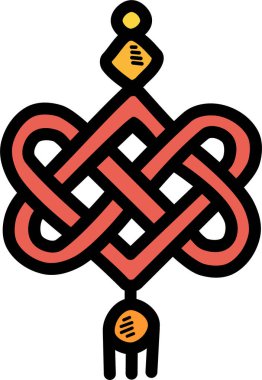 Kelt düğümü. Basit tasarım