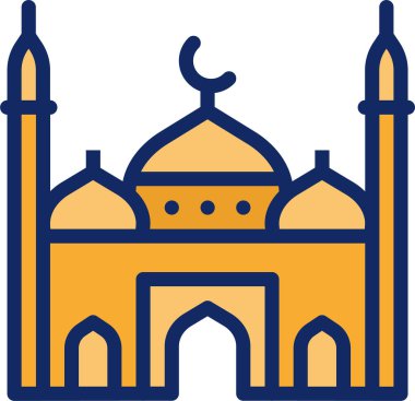 Cami. Web simgesi basit tasarım