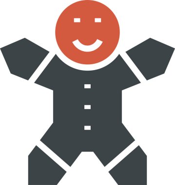 Noel kurabiyeleri, vektör illüstrasyonu