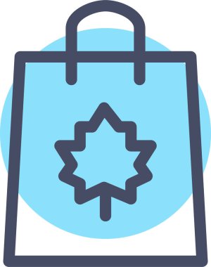 Alışveriş çantası, Kara Cuma satış konsepti, basit tasarım.