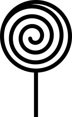 Lolipop. Web simgesi basit illüstrasyon