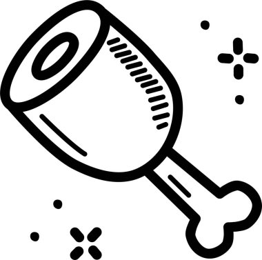 Balık. Web simgesi basit illüstrasyon