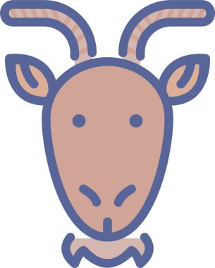 Güzel geyik. Basit tasarım