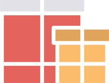 xmas hediye kutuları simgesi, basit vektör illüstrasyonu