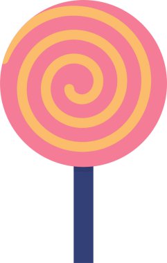 Lolipop. Web simgesi basit illüstrasyon