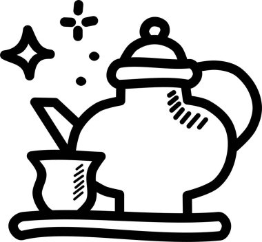 Çaydanlık. Web simgesi