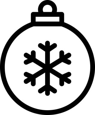 Noel 'de. Web simgesi basit illüstrasyon