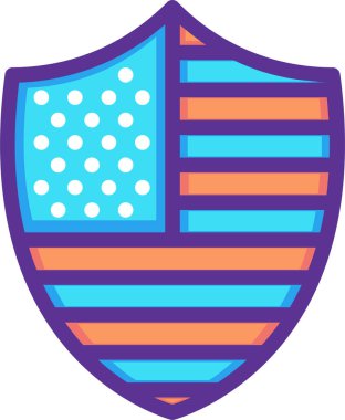 Kumsal. Web simgesi basit illüstrasyon