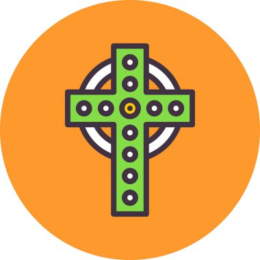 Ceilidh, cross, festival, irish, jesus, shamrock, saint patrick's icon