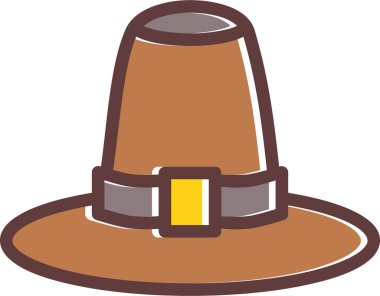 Hasır şapkalı ve eşarplı kovboy şapkası.