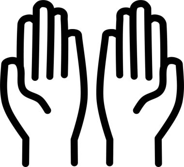 Bir kadının el hareketi.