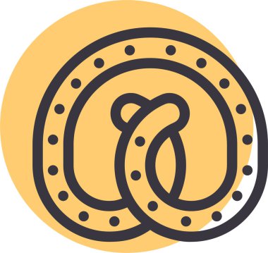 Kraker. Web simgesi basit illüstrasyon