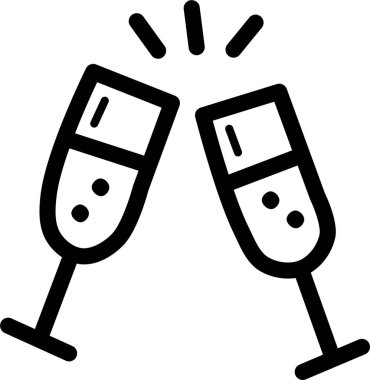 Şarap. Web simgesi basit illüstrasyon