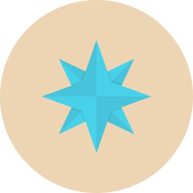 Yıldız. Web simgesi basit illüstrasyon