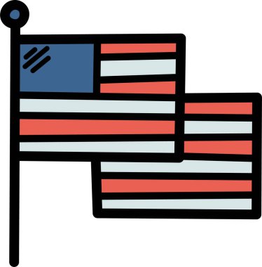 Almanya bayrağı, vektör illüstrasyonu