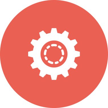 Ayarlar. Web simgesi basit illüstrasyon