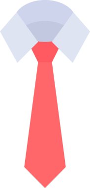 Kravat. Web simgesi basit illüstrasyon